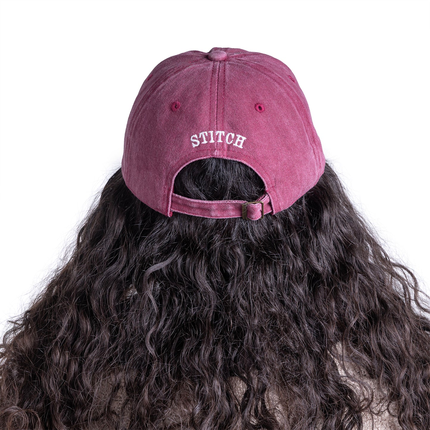 Burgundy Teddy Washed Cap