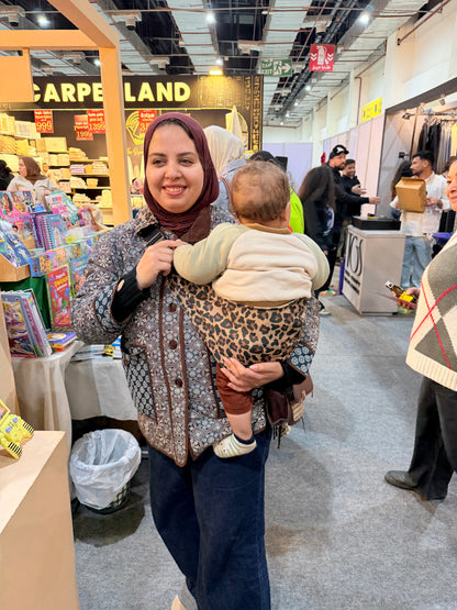Brown baby carrier