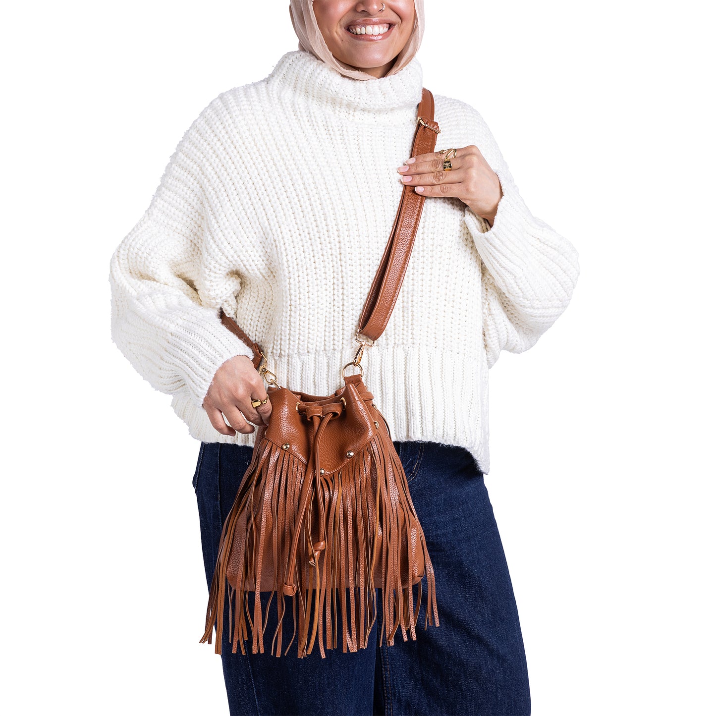 Mini Light Brown Fringes