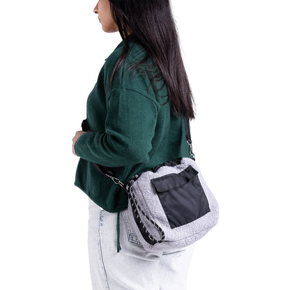 Grey Curly Bag