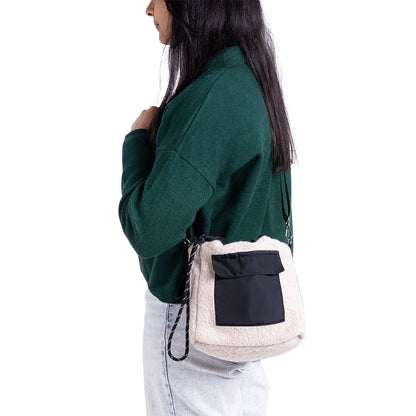 Beige Curly Bag