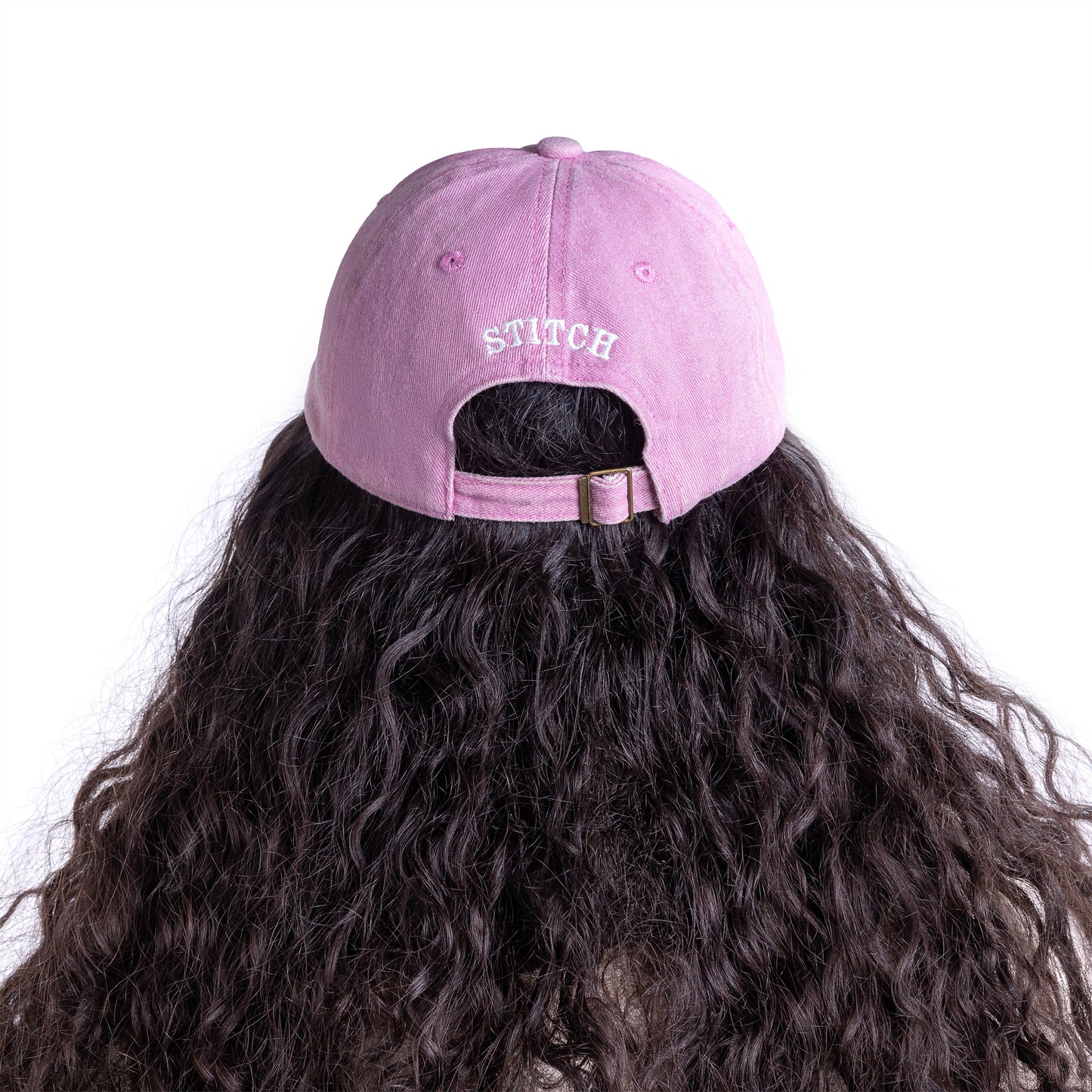Pink Flowery Washed Cap