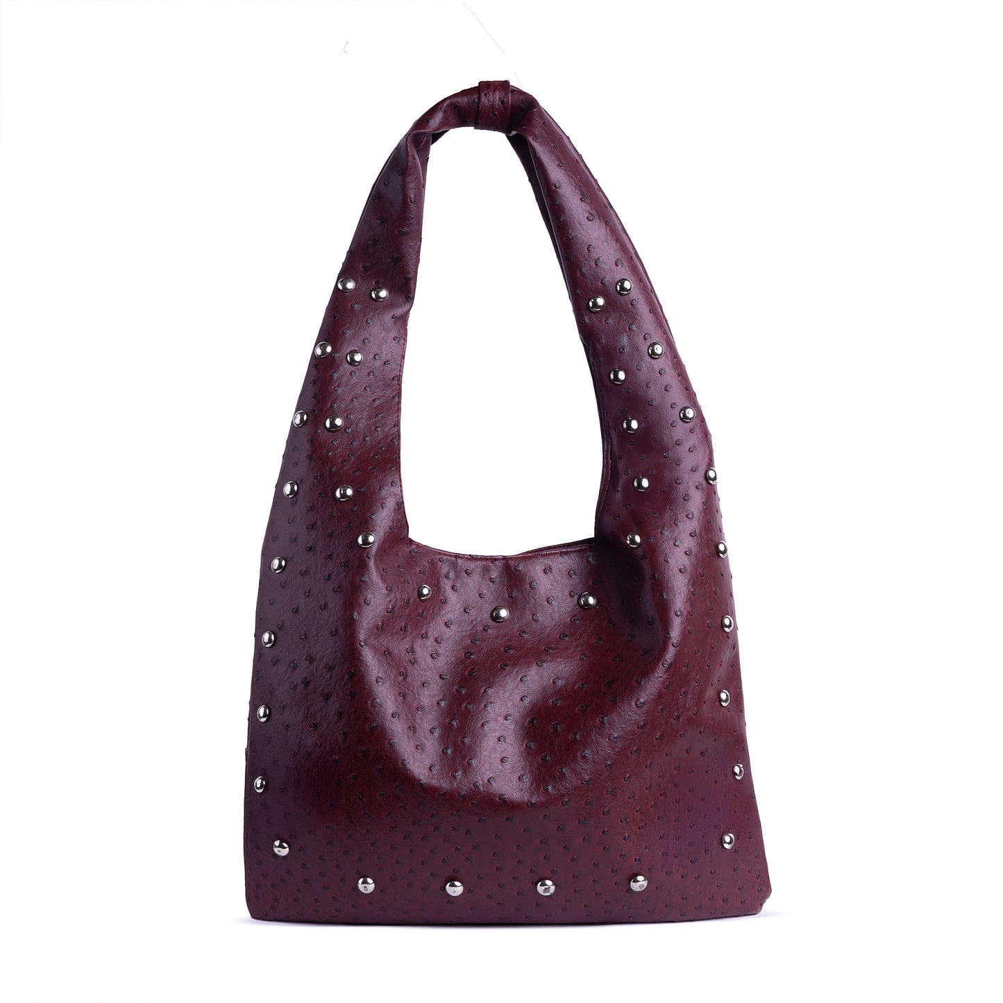 Burgundy Dot Edgy