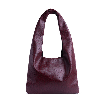 Burgundy Dot Edgy