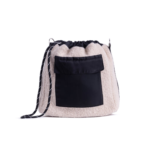 Beige Curly Bag