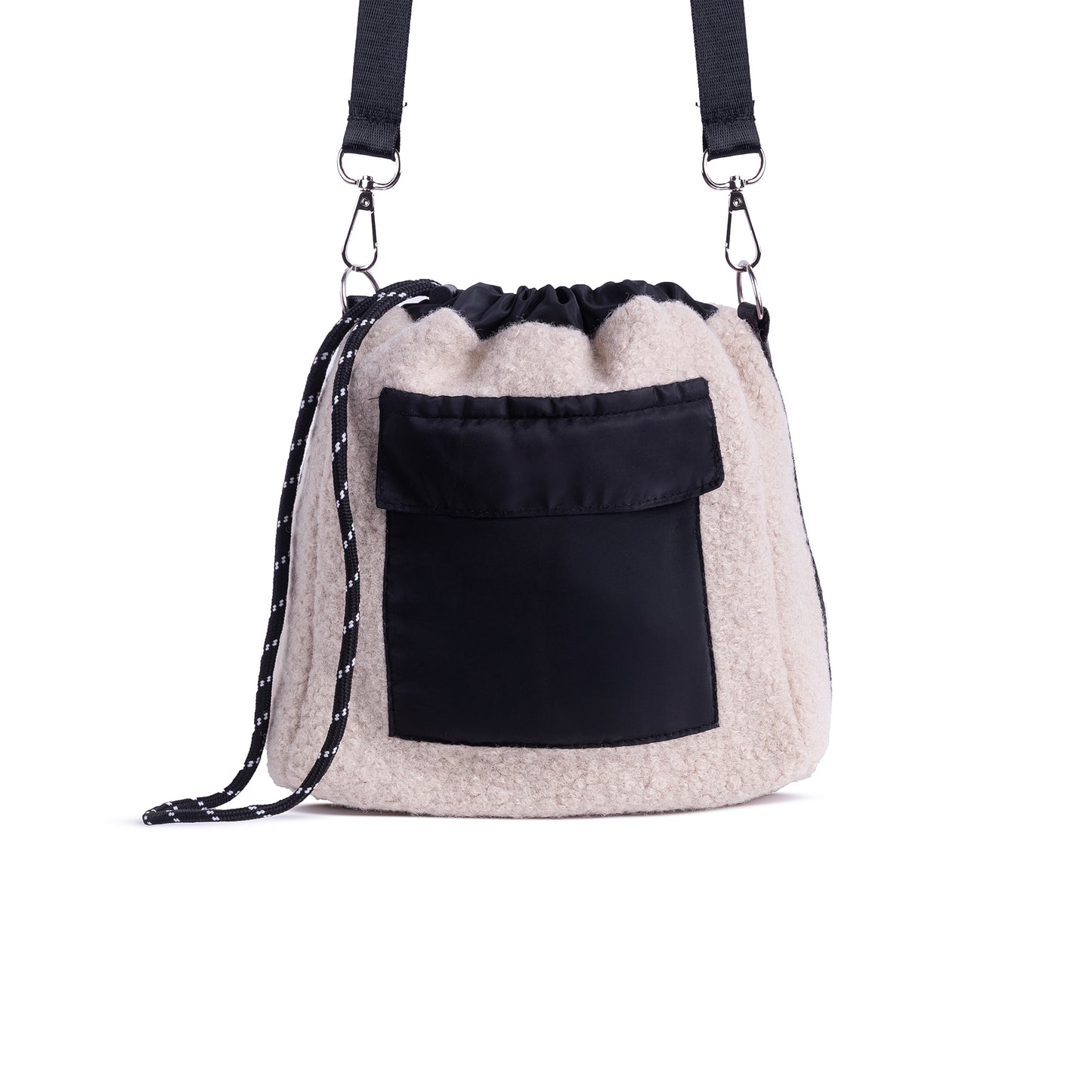 Beige Curly Bag