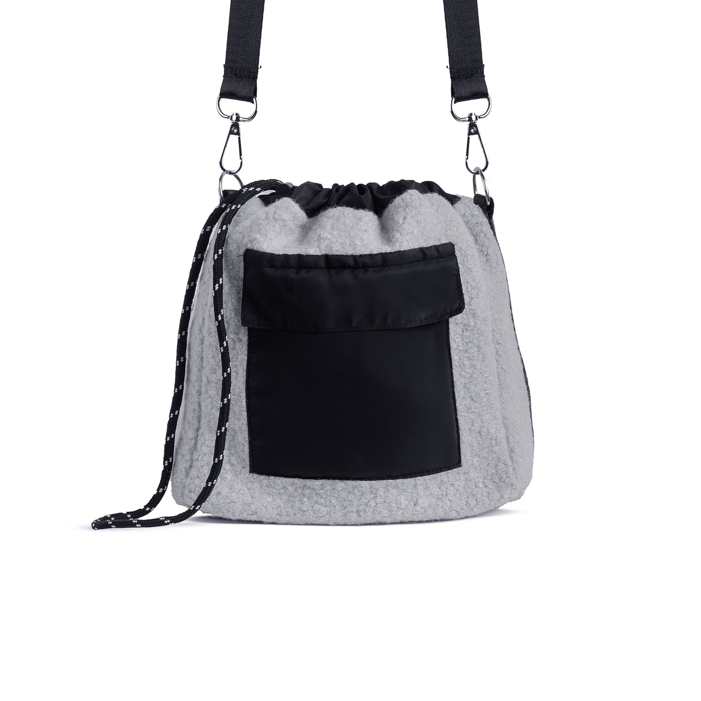 Grey Curly Bag