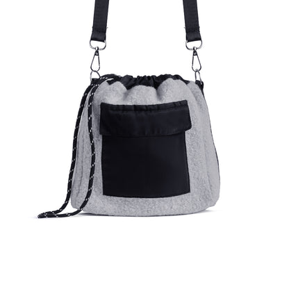 Grey Curly Bag