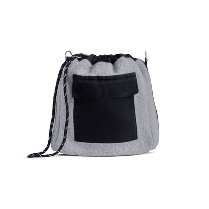 Grey Curly Bag