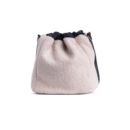 Beige Curly Bag
