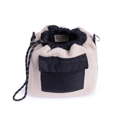 Beige Curly Bag