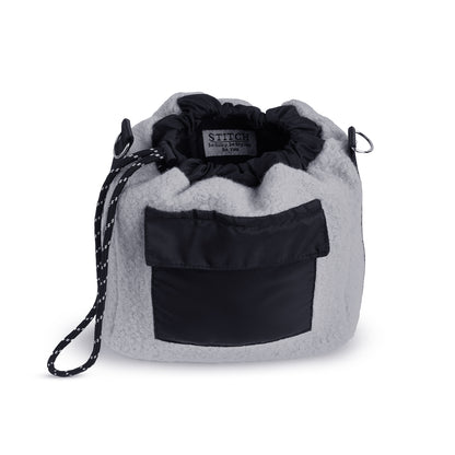 Grey Curly Bag