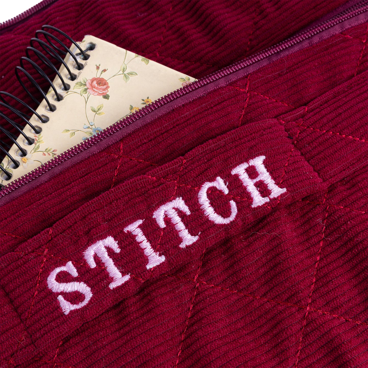 Burgundy velour Laptop Sleeve