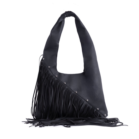 Black Asymmetrical Fringes
