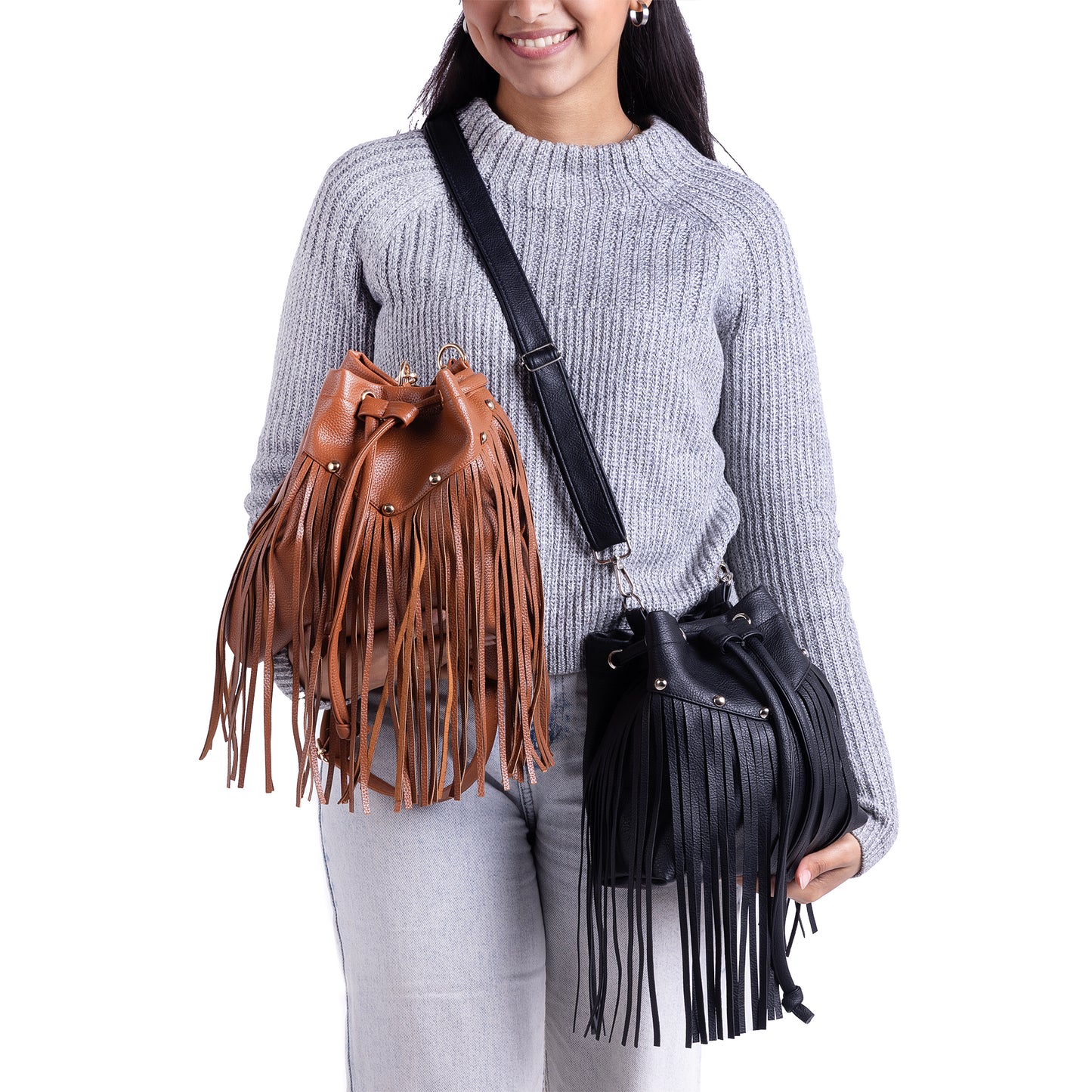 Mini Light Brown Fringes